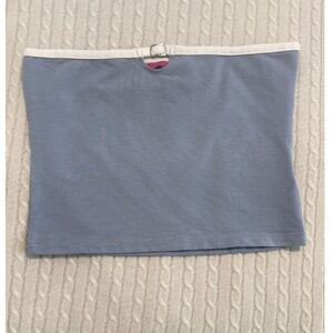 Edikted Colby Belted Tube Top in Periwinkle Blue - Size Small - Never Worn